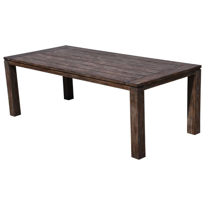 Table de salle à manger Mervin, Taupe, H 39,39 po x L 86,61 po x H 29,92 po