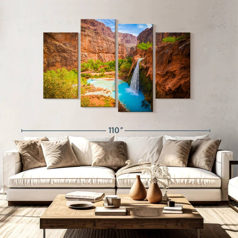 Alvord surplombant la cascade de Havasu, H 54 po x l 84 po