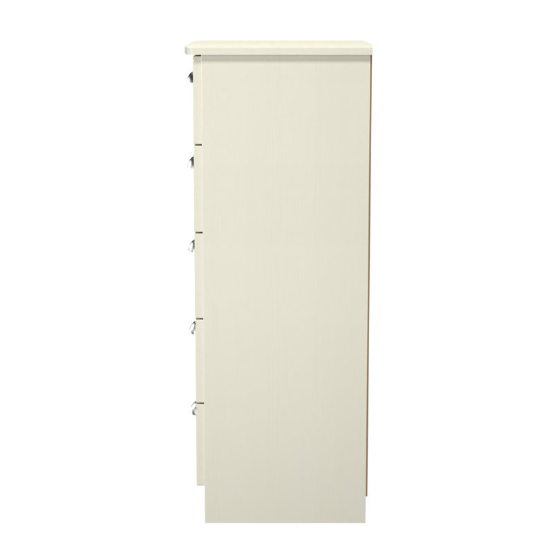 Conners 40cm W Manufactured Wood Bedside Table, Cream Ash