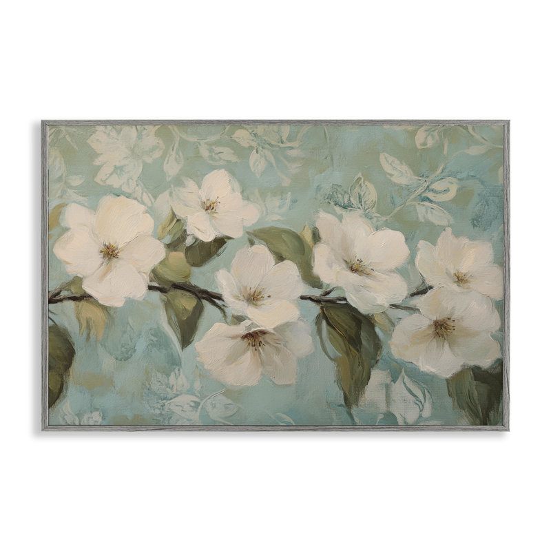 Estampe numérique Serene, 20 x 30, Giclée de ferme grise encadrée