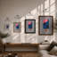 Popsicle Geometric - Framed Print-1317798177-1317798176