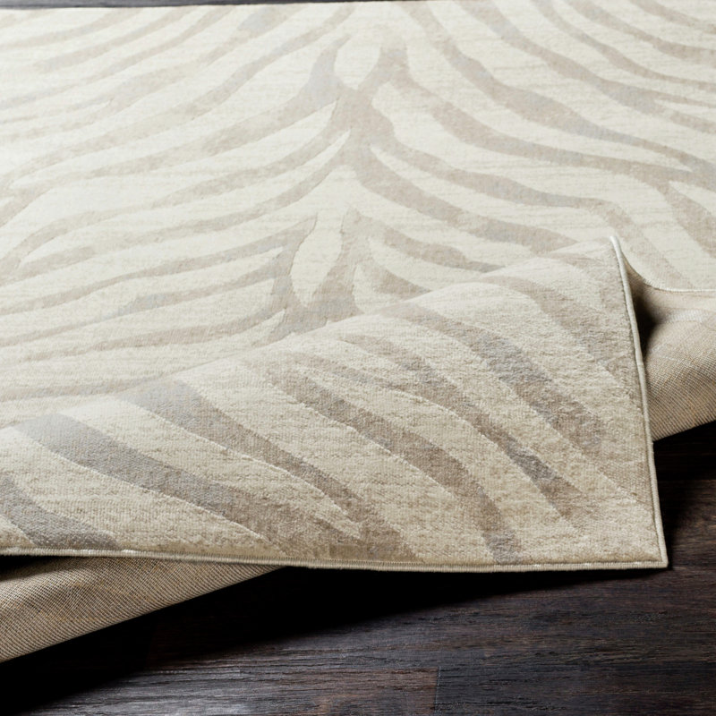 Quamine Animal Print Area Rug, Rectangle 80 x 150cm
