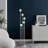 Bubbling Glow Integrated Led Chrome Floor Lamp