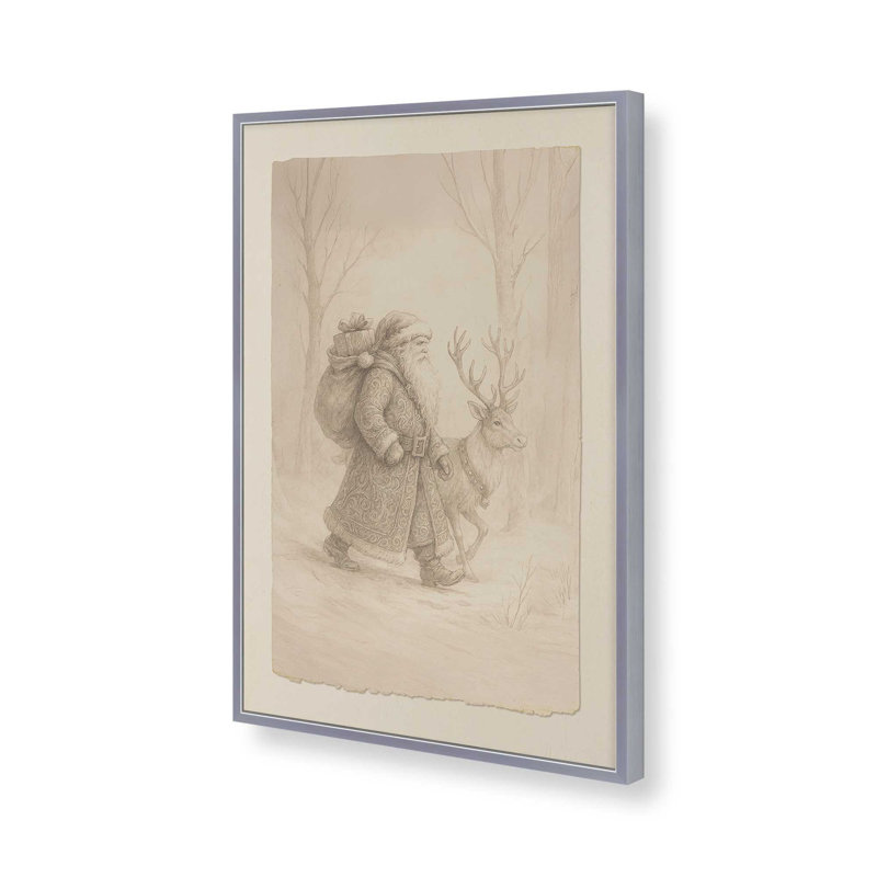 «Old Saint’s Journey», reproduction d'art, 12 po x 16 po, Chrome poli