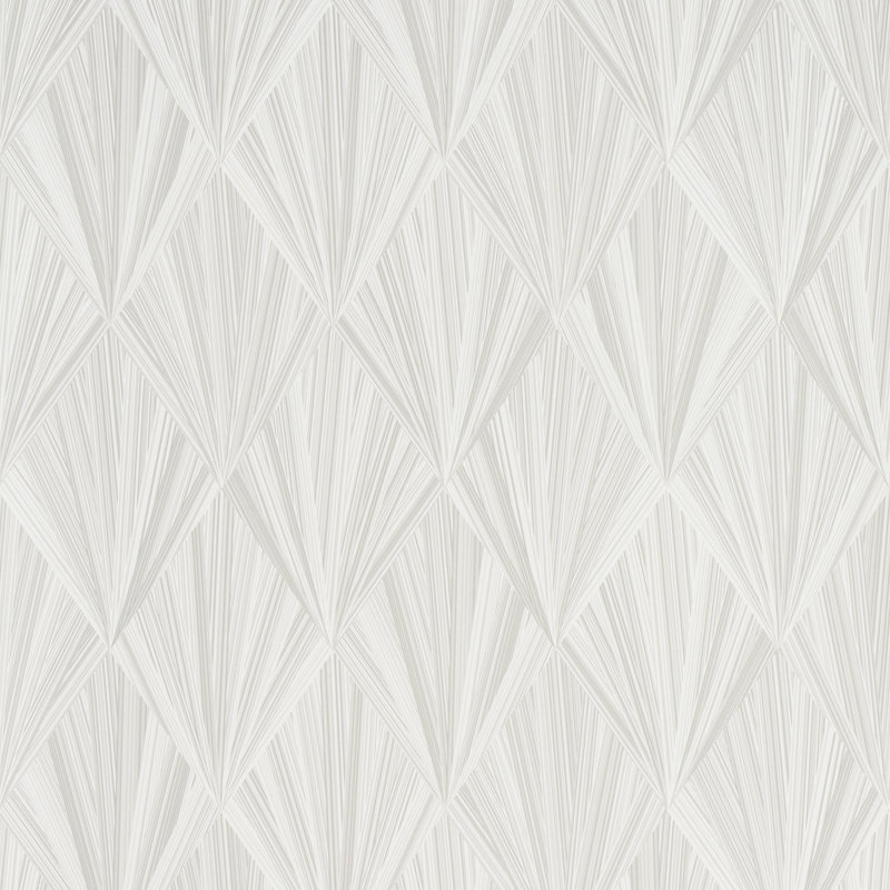 Marquetry Wallpaper, Whitewash