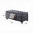 Gray Fabric Bench W/Storage