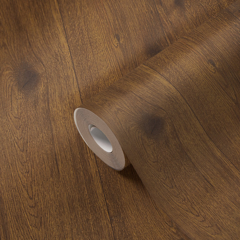 33cmm x 33cm Matte Wallpaper Roll, Brown