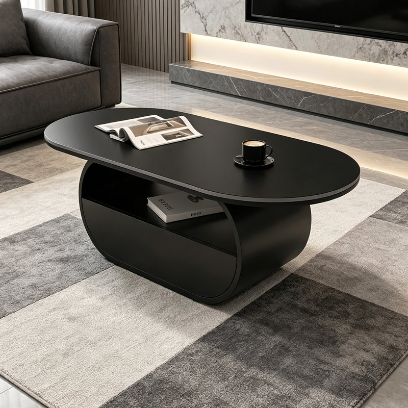 Howarth, H 15,74 po x l 39,37 po x P 21,65 po, Plateau noir / base noire