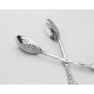 Arthur Court Aluminum Grape Spoon Rest, 8.5 X 3.5 Inches - Decorative & Functional Kitchen Countertop Accessory