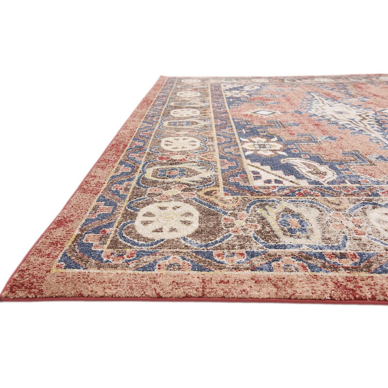 Tapis brun à motif oriental Ulla, Rectangle 4 pi x 6 pi