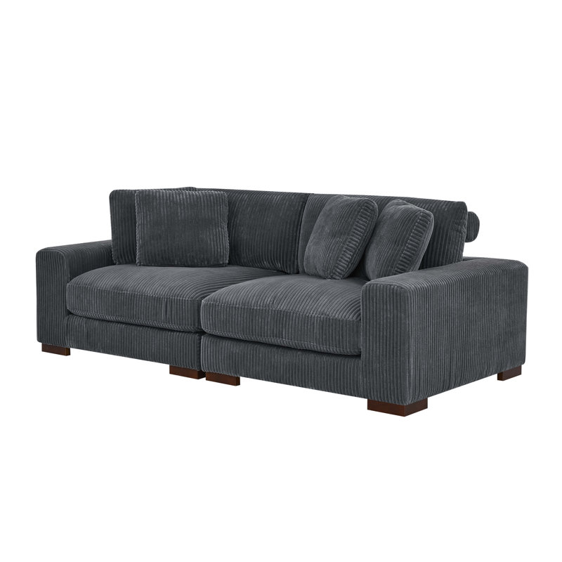 Kijuana 89'' Corduroy Sofa