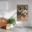 Two Dancers Abstract Contemporary Wall Art Print - Print-423534029