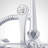 Telephone Style Tub Wall Mounted Faucet with Lever Handles-91668694