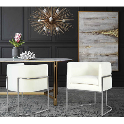 Isparta 19'' H Velvet Upholstered Armchair