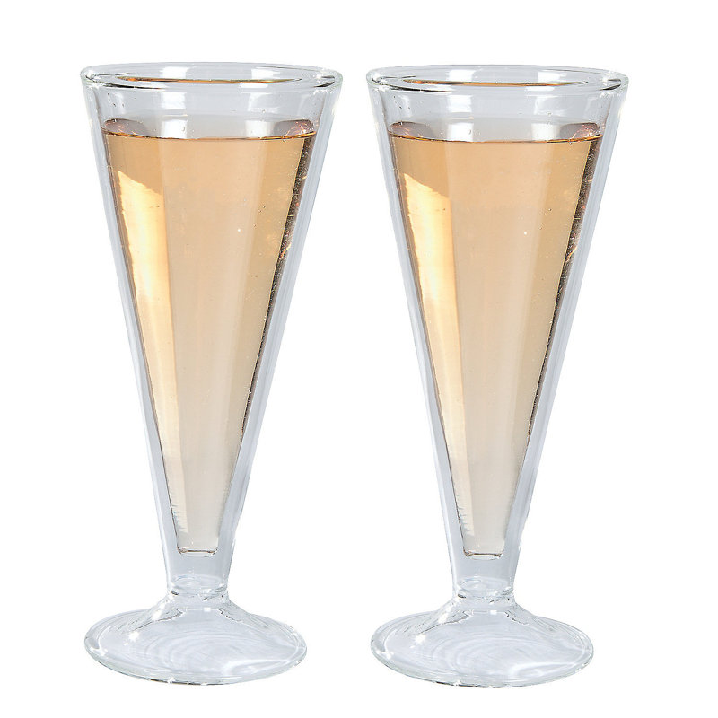 10oz. Double Wall Glass Set