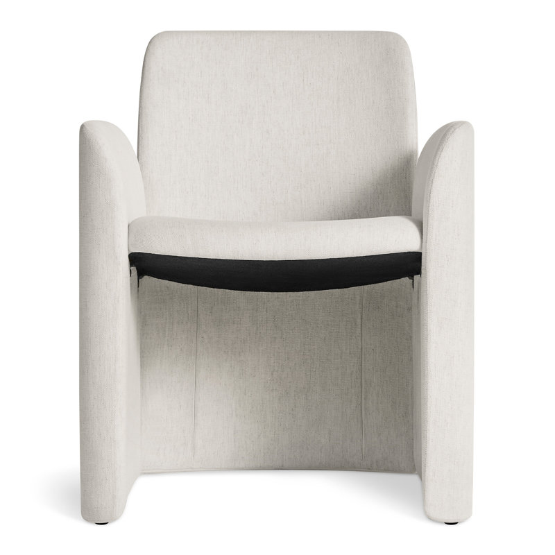Chaise de salle à manger entre parenthèses, Mélange de polyester os Sylvan