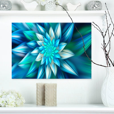 " Huge Blue Fractal Flower "