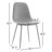 Kavi Minimalist Dining Chairs Faux Leather Upholstered Seating With Cushioned Backrest & Sturdy Metal Legs, Ideal For Home, Kitchen, Dining Room, Bedroom-1461873671