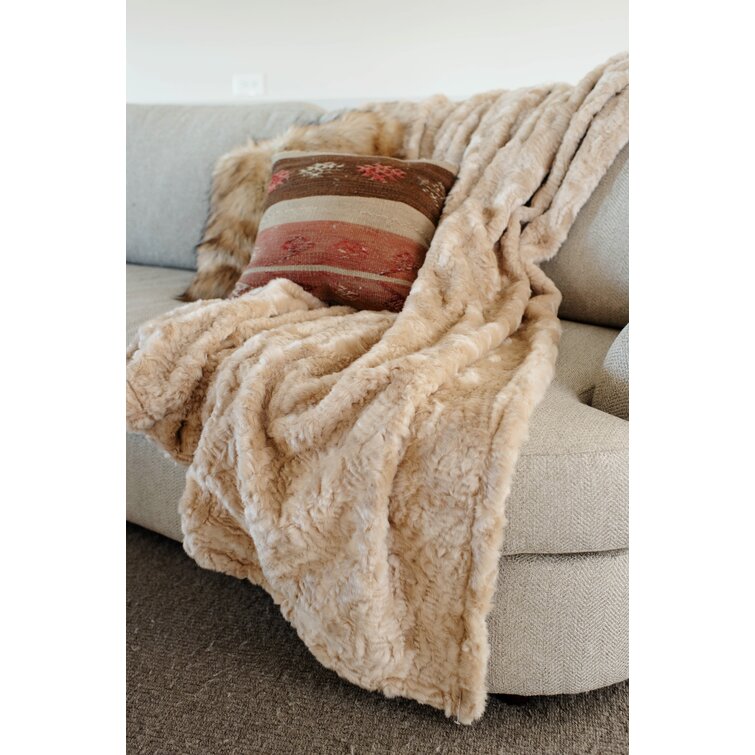 Signature Black Mink Throw - Fabulous Furs