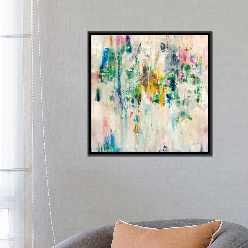 Splash by Julian Spencer - Gallery-Wrapped Canvas Giclée, 26" H x 26" W x 1.5" D, Black Framed Canvas, No Mat