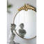 Grand miroir mural rond 36 "x 41"