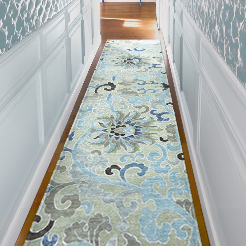 Abstract Indoor Rug, Runner 2'6 x 9'