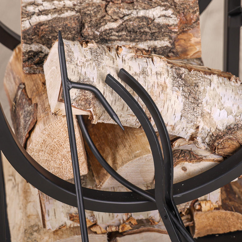 Amunique Metal Log Rack