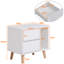 Caelo 45cm W Manufactured Wood Bedside Table-429807706
