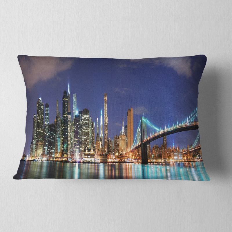 Coussin Manhattan, Rectangulaire, 12 po x 20 po
