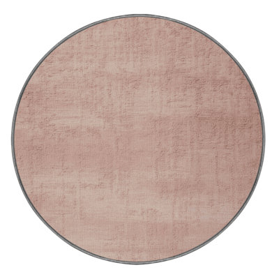 Machine Washable Abstract Brown Area Rug