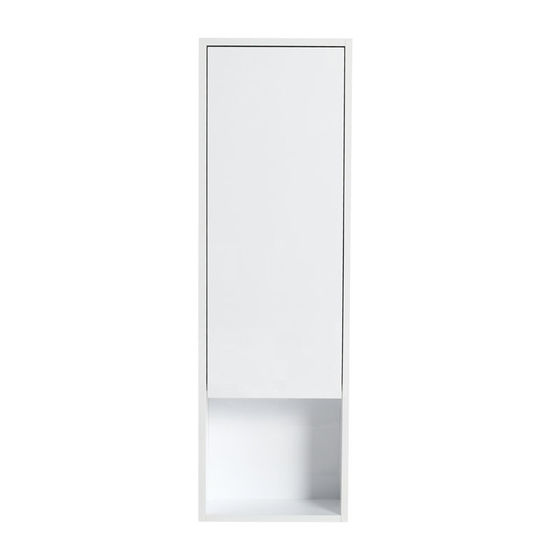 Armoire murale de salle de bain, portes à fermeture douce, conception à fixation flottante