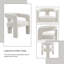 Chaise avec accoudoirs Loma (ensemble de 2)