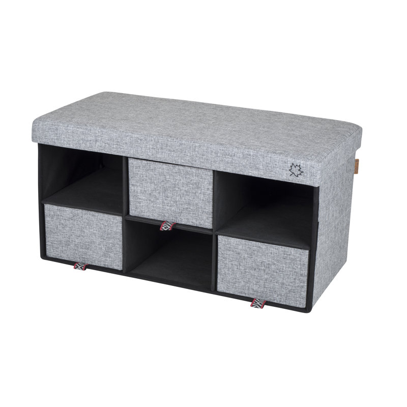 Bismack 76cm Wide Rectangle Ottoman with Storage