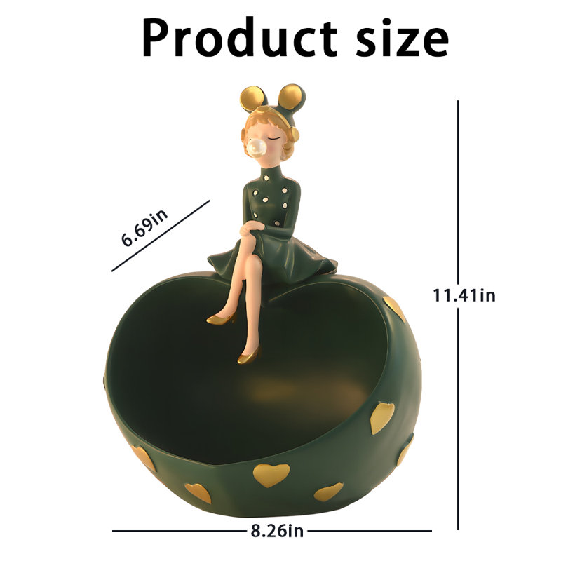 Storage Tray, Dark Green