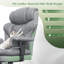 Chaise de bureau de 28,7 po de profondeur avec dossier haut, repose-pieds et accoudoirs, chaise de jeu large avec support lombaire pour le bureau personnel-379896404