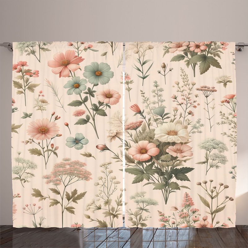 Room Darkening Curtain Pair, 54" W x 84" L
