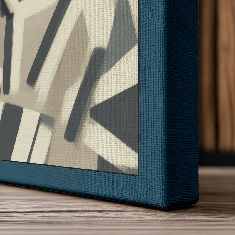 Print, 36x24 - 91.4 x 61.0 cm, Teal Border
