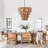 Aleris 5 - Light Shaded Tiered Rattan Pendant-1900706303