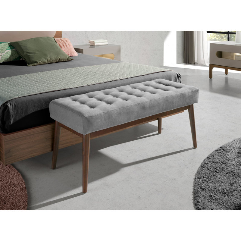 Faux Leather Upholstered Bench