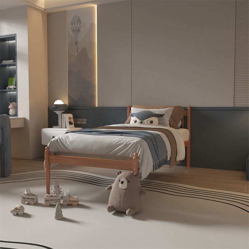 Solid Wood Bed