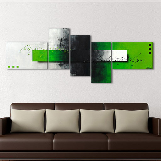 5 Piece Painting on Canvas