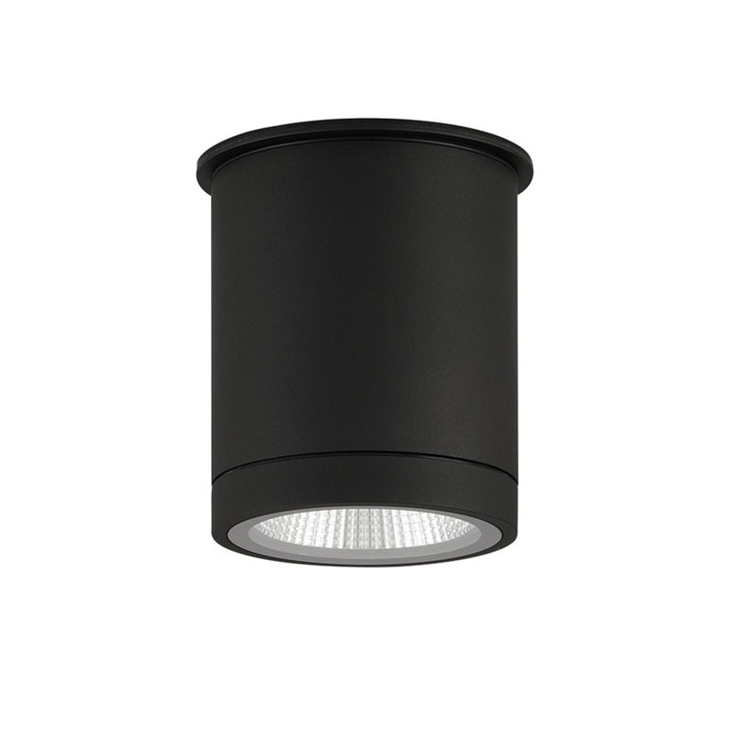 Plafonnier Plaza 100, 14 W, finition noire