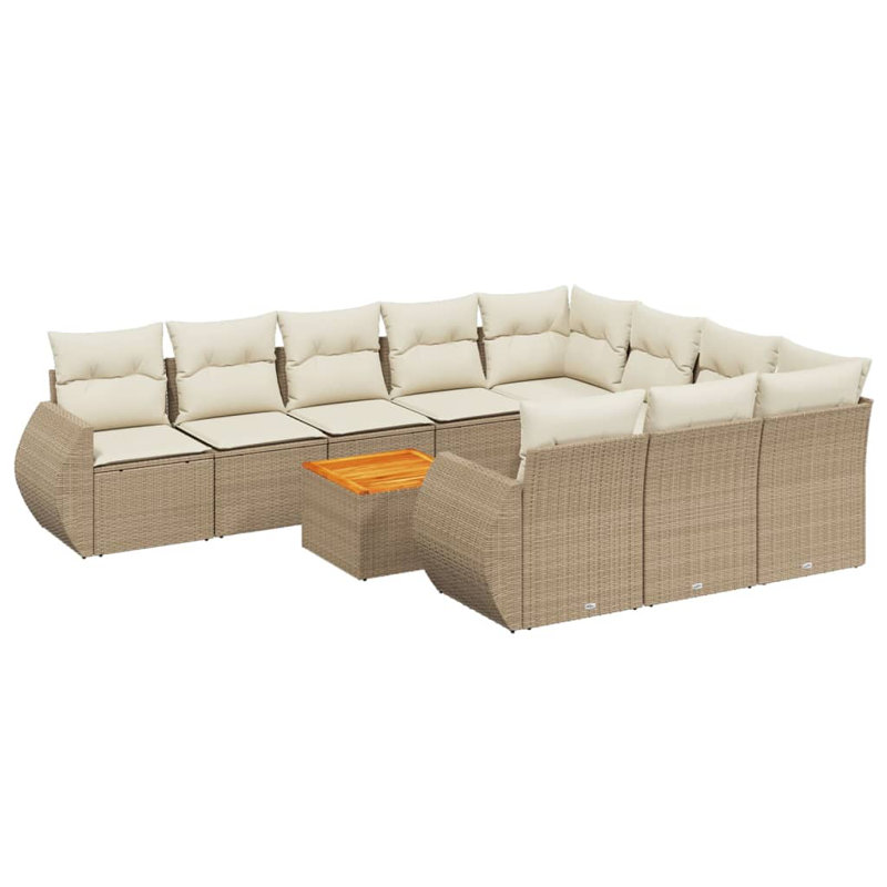 Ensemble de canapé de jardin Vidaxl