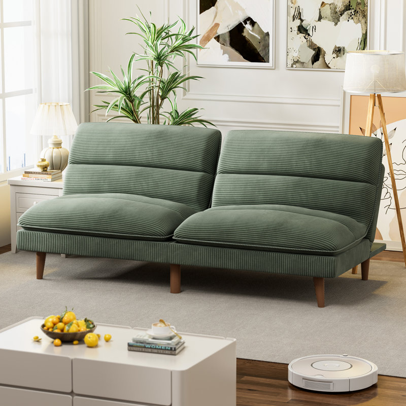 Futon Sofa Bed, Green