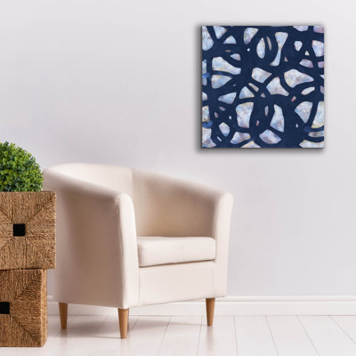 Epic Graffiti 'Sky Net 2'  by Alonzo Saunders Canvas Wall Art, 26" x 26"
