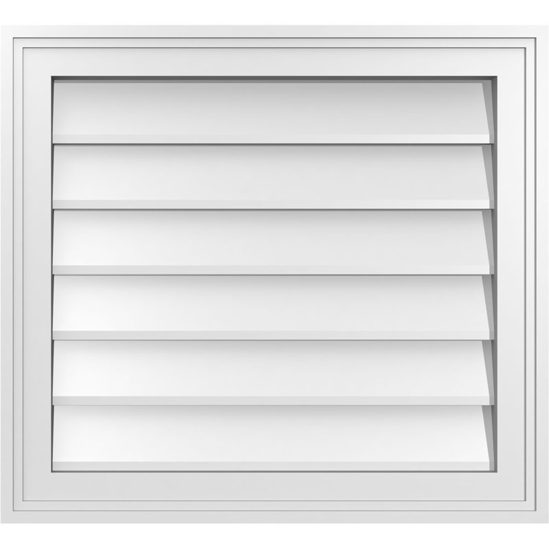 Cadre en brique, brun clair apprêté, H 20 po x l 22 po x P 1,5 po