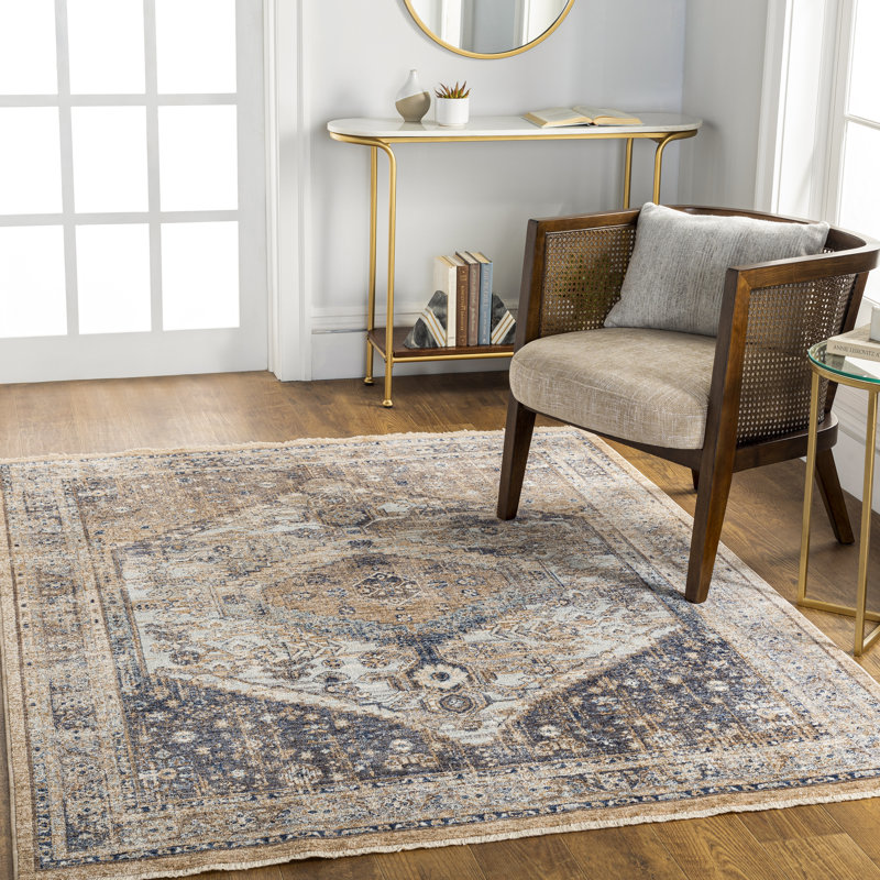 Tapis oriental brun Hoefer, Tapis de couloir 3 pi x 8 pi