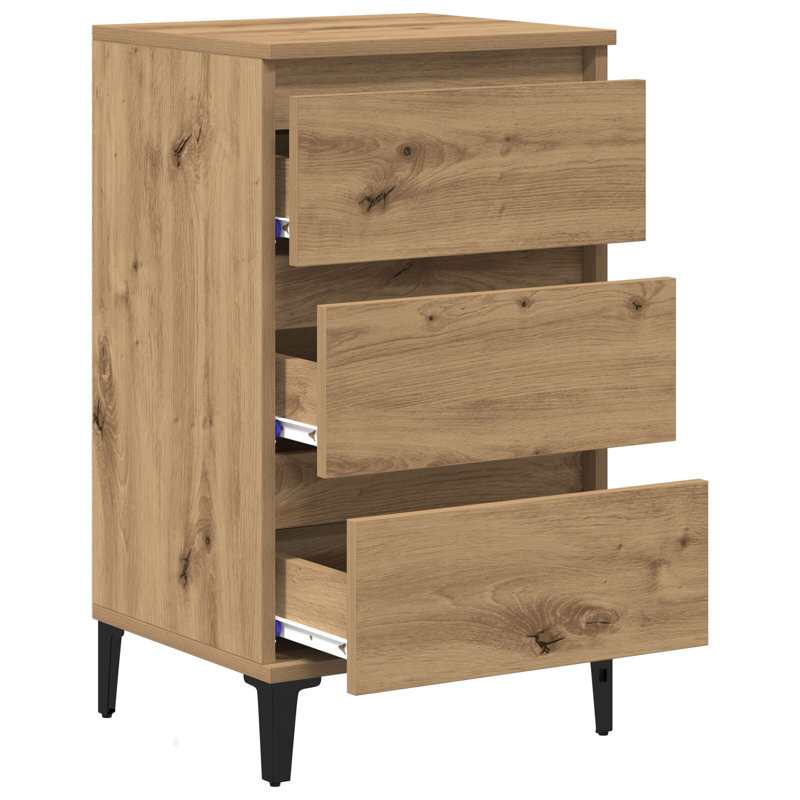 Bedside Cabinet, Artisan Oak