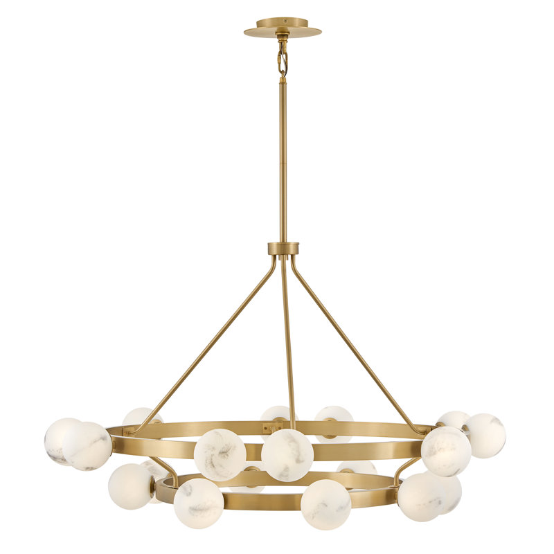 Selene 18 - Light Wagon Wheel Chandelier