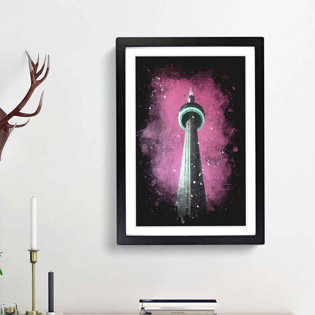 CN Tower in Toronto Canada - Framed Print